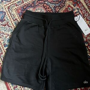 ALO Yoga Black Drawstring Shorts